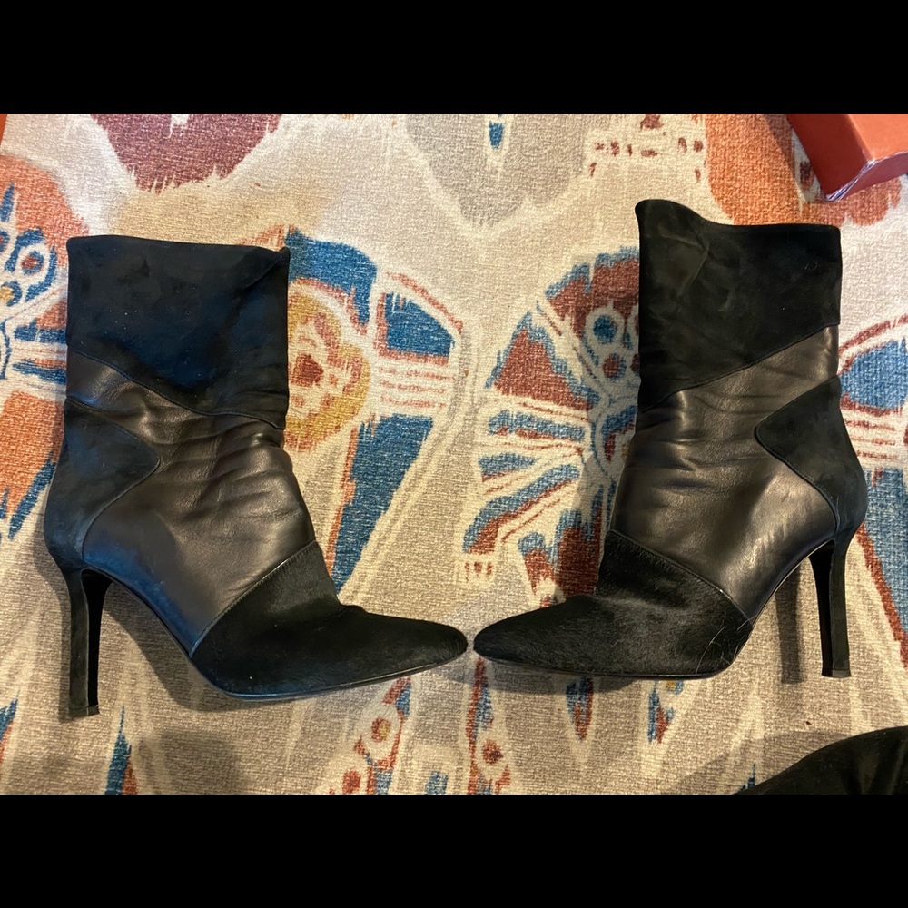 Tamara Mellon Rebellious Black booties size 37